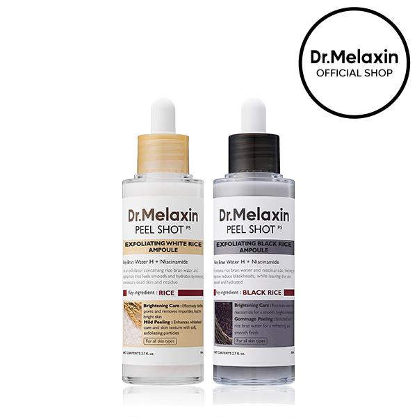 Dr.Melaxin Peel Shot - Glow Rice Peeling Ampoule, Soft Exfoliating Dead Skin Cells Remover